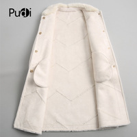 A18161 Nouveau Manteau en Vraie Laine et Fourrure pour Femme, Col en Vraie Fourrure de Vison, Veste Rajeunissante, Manteau Chaud Automne Hiver pour Femme