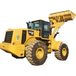 Chargeuse sur pneus Caterpillar 950H d'occasion, importée du Japon, faible nombre d'heures de fonctionnement, peinture d'origine, certifiée CE, composants d'origine. - Product Image 1