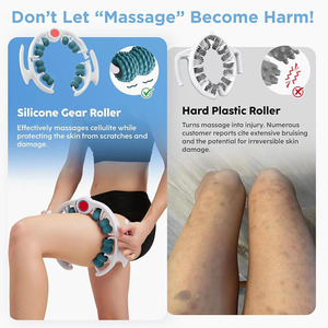 Herramienta Musical de Masaje Anticelulítico, Masajeador de Drenaje Linfático, Rodillo Muscular para Eliminar la <span class=keywords><strong>Celulitis</strong></span> <span class=keywords><strong>y</strong></span> la Flacidez Profunda de la Piel para Hombres <span class=keywords><strong>y</strong></span> Mujeres - Product Image 4