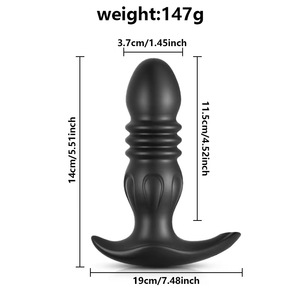 Massaggiatore Prostatico con 9 Modalità di Vibrazione, in Silicone Sicuro per il Corpo, Ricaricabile USB, Impermeabile IPX5, con Telecomando, per Uso Anale - Product Image 5