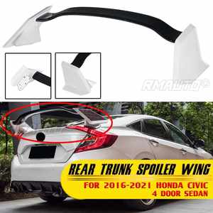 Nouvelle aileron de coffre arrière pour Honda Civic berline 4 portes 2016-2021, style Type R - Product Image 1