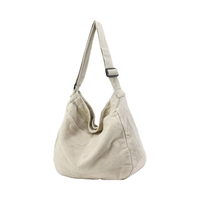 Sac fourre-tout en velours côtelé pour femmes et filles avec poche intérieure pour le travail Plage Déjeuner Voyage Sac en velours côtelé Shopping et épicerie Cadeau parfait