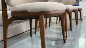 Wholesale Simple Cheap Dining Chairs Wooden Home Kitchen Breakfast <b>Bar</b> <b>Stools</b> Home Office Dining <b>Table</b> <b>and</b> Chairs Wooden Home Ki - Product Image 3