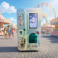 Fournisseur de distributeurs automatiques, distributeur automatique de yaourt, de crème glacée molle et de smoothies en libre-service 24h/24
