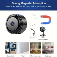 Mini caméra sans fil FHD 2K/2MP, vision nocturne, détection de mouvement, alarme, surveillance 1080P, surveillance à distance pour l'intérieur