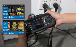 Cem DT-6650 teste rápido de corrente, teste de laço de corrente multifunção testador de resistência de isolamento com tela de lcd tft de 3.5 polegadas - Product Image 6