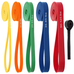 Aofeite Aangepaste Logo & Kleuren Latex Tpe Gym Fitness Pull-Up Power Assist Weerstandsband Set - Product Image 1