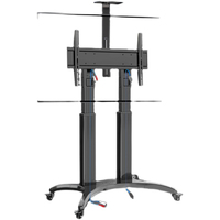 En Alliage d'aluminium NB AVF1800-70-1P TV Mobile Panier Livraison De Levage 65 "-85" LED LCD Plasma TV Chariot Stand Avec Plateau AV Caméra Titulaire