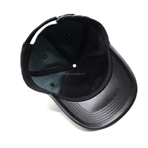 2025 Tùy Biến Mới PU Mũ Da Cho Nam Giới Và Phụ Nữ Thể Thao Bóng Chày Mũ Với 3D Thêu Logo Trucker Hat - Product Image 3