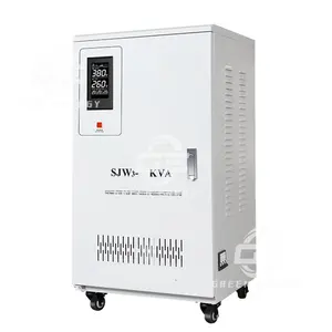 SJW-10KVA三相電子高精度自動サーボモーター非接触AC電圧レギュレーター/スタビライザー