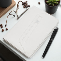 Carnet de notes personnalisé pour réunions d'affaires, bureau et apprentissage, couverture en similicuir PU, format A5, 100 feuilles, pages intérieures en papier PP