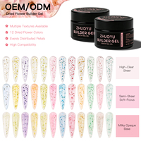 Fournitures professionnelles pour ongles, série Flora, 36 couleurs de vernis gel UV, extension d'ongles, formule longue durée