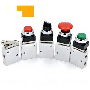 Vanne directionnelle pneumatique à commande manuelle 5/2 voies avec bouton sélectif - Product Image 5