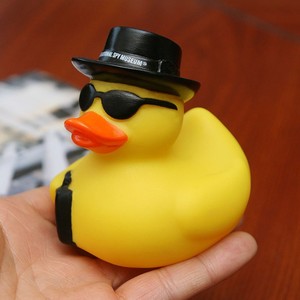 Biểu tượng tùy chỉnh 3 inch phong cách retro động vật cao su tắm nổi cao su tối Kính mát vịt cho bé thời gian tắm - Product Image 3
