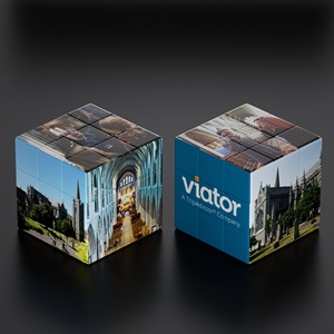 Viator Travel Client Gift Custom Logo Glow Dark Magnetic Speed <strong>Cube</strong> Puzzle Wholesale Promotional Bulk Order Personalized - Product Image 3