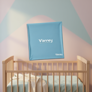 Couverture pour bébé Vianney Baby Siberia, bleu, microfibre, douce, pour l'hiver, style uni, lavable en machine - Product Image 2