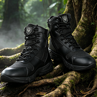 Bottes tactiques de désert pour hommes, résistantes au vent et au sable, avec languette monobloc et absorption des chocs, vente en gros d'usine OEM