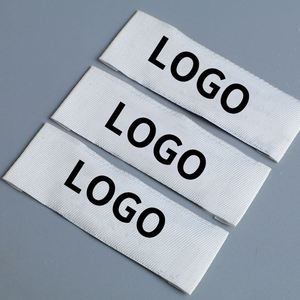 Étiquettes adhésives personnalisées à faible MOQ, rubans imprimés, étiquettes de lavage privées pour vêtements - Product Image 3