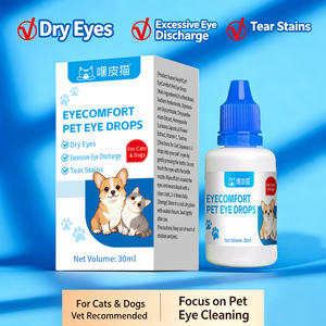 Gotas Oftálmicas para Perros y Gatos 30ml, Alivia la Sequedad Ocular, Reduce las Manchas <span class=keywords><strong>de</strong></span> Lágrimas y la Salpicadura Ocular, Recomendado por Veterinarios - Product Image 2