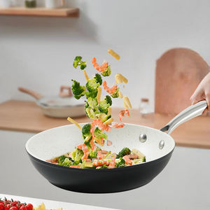 Non-Stick Granite Coating Frying <b>Pan</b> 5-Layer Cookware with Stainless Steel Handle Induction Compatible & Dishwasher Safe - Product Image 1