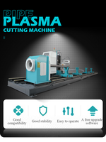 Machine de traitement de Structure en acier intelligente à haute productivité découpeuse de Tube plasma CNC 5 axes