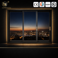 Ventana Corredera de Aluminio Moderna de Lujo 2026, Certificación CE NFRC AS2047 UL, 6063-T5 OEM ODM, Rotura de Puente Térmico, para Viviendas y Residencias