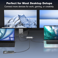 Cable Thunderbolt 5 Tipo C PD240W 5A, Transmisión de Datos de 80 Gbps, Pantalla de Video 16K60Hz 8K60Hz, Cable de Carga Rápida para Disco Duro de Computadora