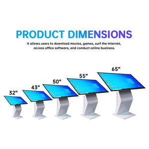 Kiosco de Información con Pantalla Táctil LCD de 43 Pulgadas, Soporte de Piso, Panel Horizontal, PC Todo en Uno - Product Image 4
