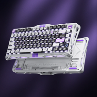 Clavier de jeu filaire Mercury V75-HE 2025 Nouvelle Arrivée, 8000Hz, interrupteurs à effet Hall, clavier de jeu interchangeable à chaud
