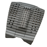 Tapis de planche de surf personnalisé en 3 parties, en EVA, avec tapis de traction pour la queue et tapis antidérapants pour les pieds, pour le surf