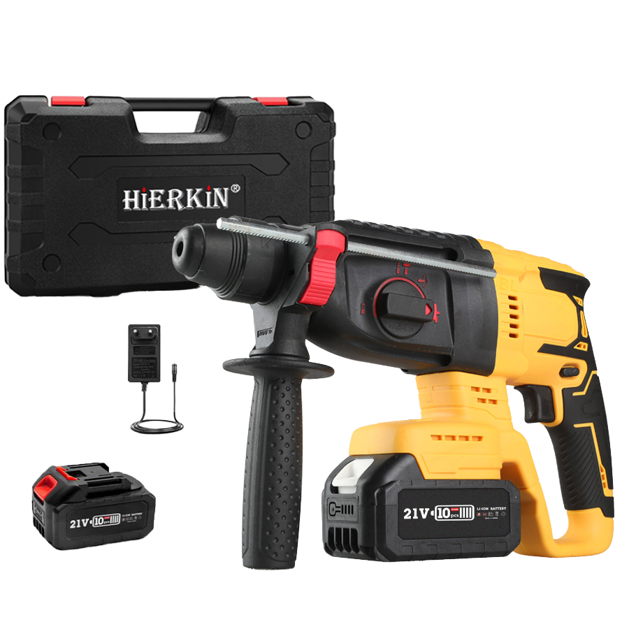 1500W Strong Rotary Hammer Drill DIY Tool Sets with Impact Power Hammer for  Concrete Drilling Breaking Machines