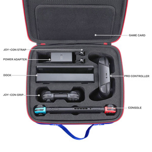 Nintendo <b>Switch</b> Carrying <b>Case</b> With Protective Padded Interior For Console And Accessories Travel Storage Solution - Product Image 2