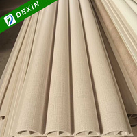 Produit populaire Panneau mural cannelé en PVC WPC creux étanche pour décoration d'intérieur de la ville de Linyi