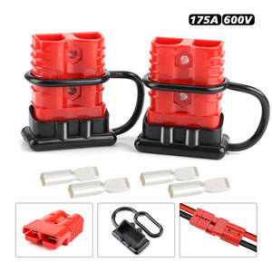 <b>Anderson</b> <b>Plug</b> Connector 175A 600V Red For Automotive Battery Wiring - Product Image 4