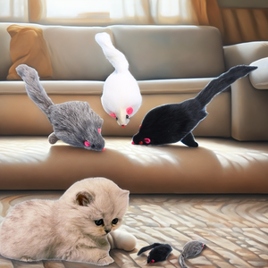 ของเล่นแมวแบบขนนก ของเล่นแบบอินเทอร์แอคทีฟสำหรับแมวในบ้าน - Product Image 2