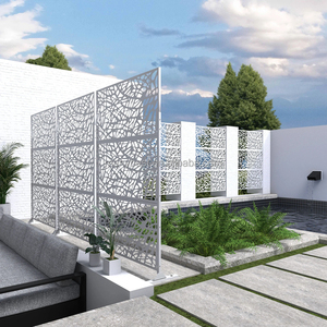 Pannello Decorativo in Metallo Tagliato al Laser, Recinzione <span class=keywords><strong>per</strong></span> Giardino, Pannello in Lamiera, Fabbricazione <span class=keywords><strong>di</strong></span> Metallo Premium - Product Image 3