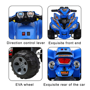 Voitures jouets à roulettes rechargeables, <span class=keywords><strong>batterie</strong></span> <span class=keywords><strong>6</strong></span> <span class=keywords><strong>volts</strong></span>, quatre roues, conduite possible, voitures jouets électriques pour enfants de 2 à 7 ans - Product Image 3