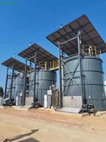 Réservoir de fermentation efficace de machines de traitement des déchets d'engrais organique pour la gestion des déchets