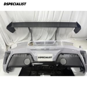 EVO Style Dry Carbon Fiber Bodykit Bumper Hood Difusor Spoiler Faldas laterales para <span class=keywords><strong>Ferrari</strong></span> <span class=keywords><strong>488</strong></span> Body Kit - Product Image 6
