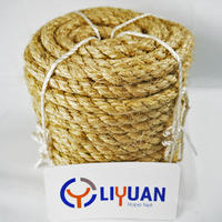Ağır jüt kenevir halat doğal dokuma bükülmüş Sisal Fiber el sanatları bahçe demet tırmanma hamak denizcilik kullanımı için dayanıklı