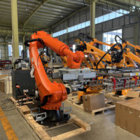 Bras robotisé industriel à 6 axes de haute précision, système de manutention robotique automatique pour le chargement, le déchargement et l'empilage de cartons