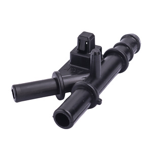 Conector de tubo de retorno de refrigerante Toyota Corolla 1626421090, tubo de agua de plástico negro en forma de T para reparación de motor - Product Image 1