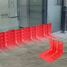 garage kunststoff Überschwemmungskontrolle platte Überschwemmungsschranke garagentor schnellverschlussschranke wand Überschwemmungsschranke