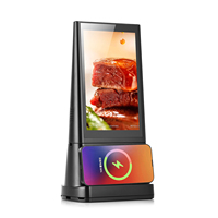Tablette PC à écran tactile LCD de 8 pouces avec recharge sans fil double face pour affichage numérique des commandes et des menus POS