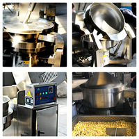 Machine industrielle de fabrication de Popcorn en forme de boule de gaz, grand Caramel pour Popcorn industriel