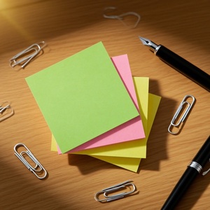 2025 nóng bán 3x3 inch đầy màu sắc tự dính ghi chú ghi nhớ miếng đệm cho các trường học và văn phòng - Product Image 1