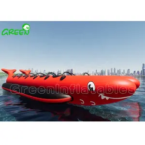 Bâche gonflable Portable en PVC pour 6 personnes, 0.9mm, pour Sports aquatiques, Tube volant remorquable, bateau banane, à vendre
