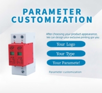 Dispositif de protection contre les surtensions LeiHao certifié CE, type T2, DC SPD 2P AC 385V, protection contre la foudre 10KA 20KA, système solaire