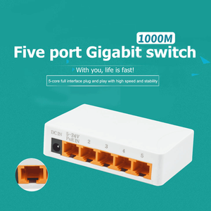 Commutateur ethernet gigabit KuWFi, haute qualité, <span class=keywords><strong>mini</strong></span> répartiteur rj45, ethernet rapide, 5 ports blancs, commutateur réseau 1000mbps - Product Image 2