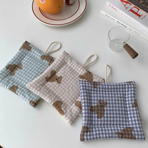 Sous-verres isolants de style coréen, de haute qualité, parfaits pour les blogueurs, les séances photo, portables, à suspendre et mignons, avec des motifs de dessins animés - Product Image 2